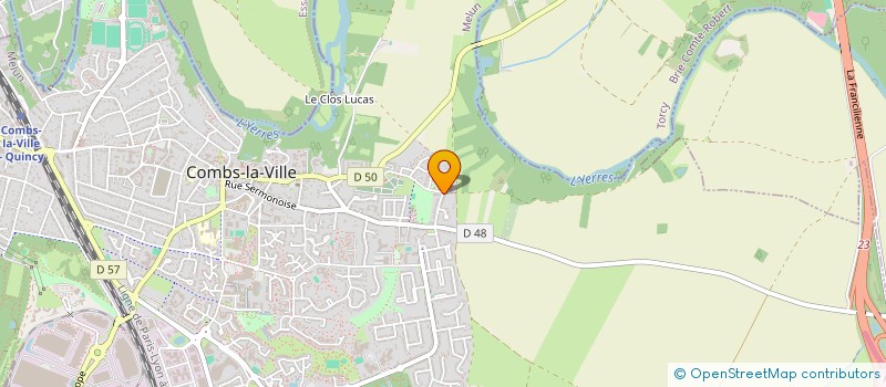 localisation de l'entreprise 3 M  COMBS-LA-VILLE