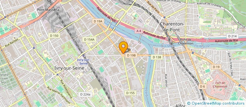 localisation de l'entreprise 3 M BATIMENT à IVRY-SUR-SEINE