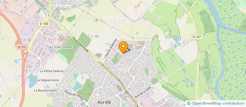 localisation de l'entreprise 3 M&C à AVRILLE