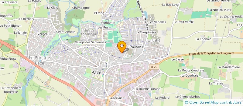 localisation de l'entreprise 3 M ET F à PACE