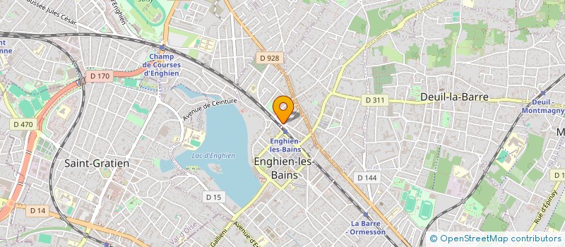 localisation de l'entreprise 3 M.Q à ENGHIEN-LES-BAINS