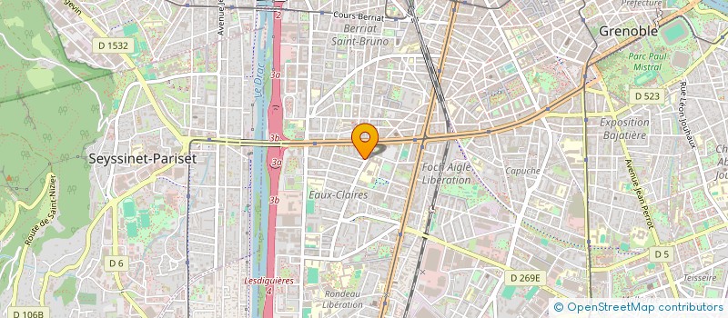 localisation de l'entreprise 3 M RENOVE  GRENOBLE