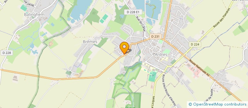 localisation de l'entreprise 3 M SARL  BREMES