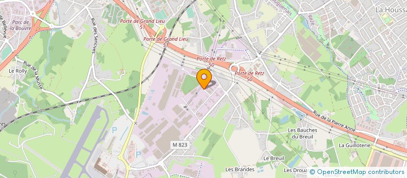 localisation de l'entreprise 3 M SERVICES à BOUGUENAIS