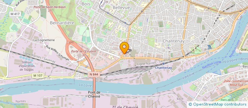 localisation de l'entreprise 3 MAI à NANTES