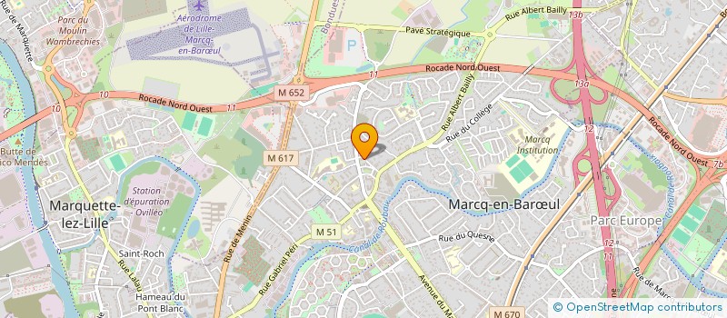 localisation de l'entreprise 3 MAI CORPORATION à MARCQ-EN-BARŒUL
