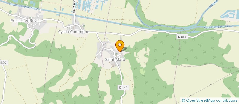 localisation de l'entreprise 3 MARES  SAINT-MARD