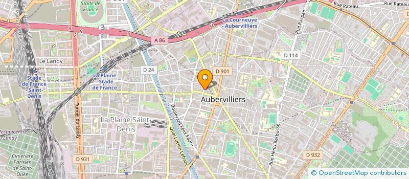 localisation de l'entreprise 3 MBM à AUBERVILLIERS