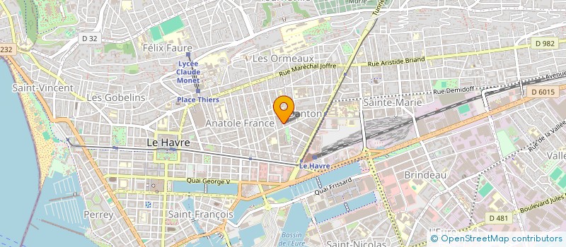 localisation de l'entreprise 3 MILLE à LE HAVRE