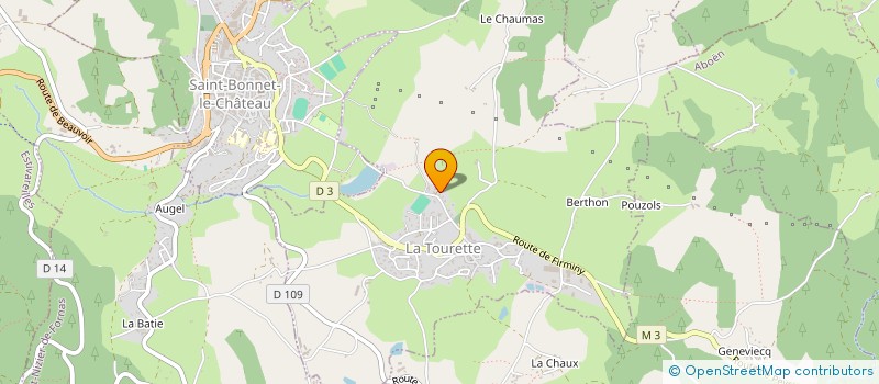 localisation de l'entreprise 3 MJ  LA TOURETTE