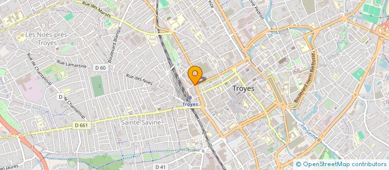 localisation de l'entreprise 3 MONTAGNES à TROYES
