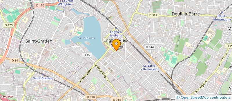 localisation de l'entreprise 3 P  ENGHIEN-LES-BAINS