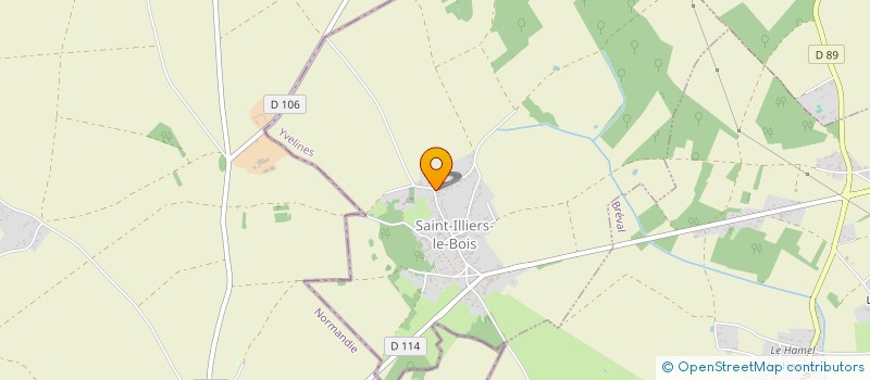 localisation de l'entreprise 3 P BAT  SAINT-ILLIERS-LE-BOIS