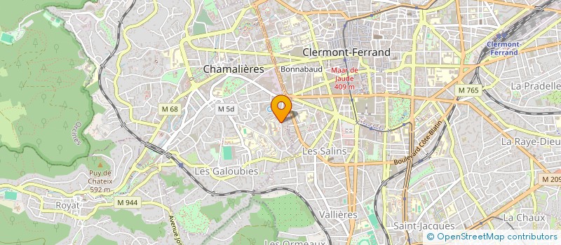 localisation de l'entreprise 3 P.H  CLERMONT-FERRAND