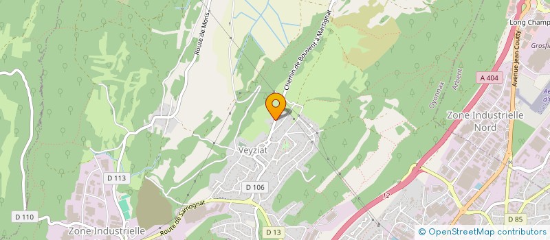 localisation de l'entreprise 3 PETITS PAS à OYONNAX
