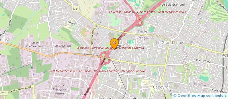 localisation de l'entreprise 3 PIEDS 6 POUCES  EYSINES