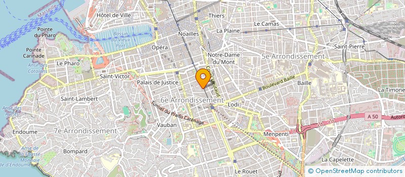 localisation de l'entreprise 3 PIERRES AUDIT à MARSEILLE