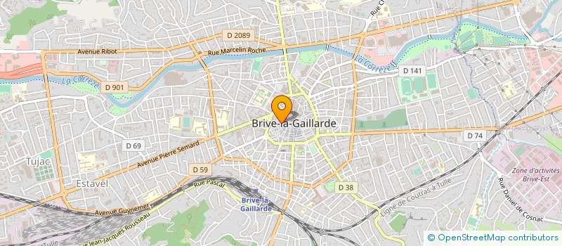 localisation de l'entreprise 3 POM' à BRIVE-LA-GAILLARDE