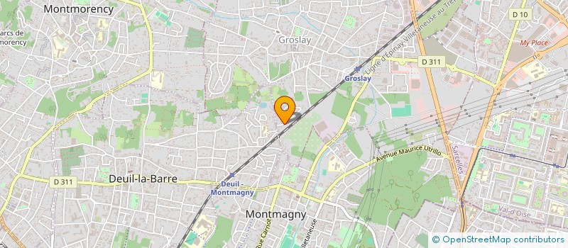 localisation de l'entreprise 3 POMMES  GROSLAY