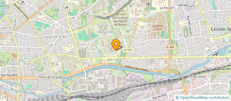 localisation de l'entreprise 3 POMMES KIUT  RENNES