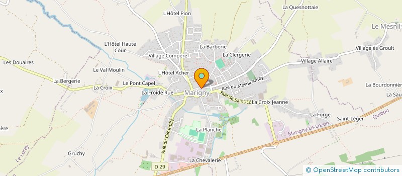 localisation de l'entreprise 3 PONT 1  MARIGNY-LE-LOZON