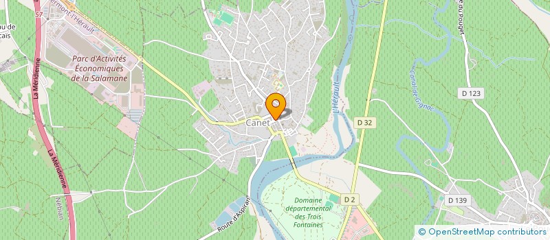 localisation de l'entreprise 3 R  CANET