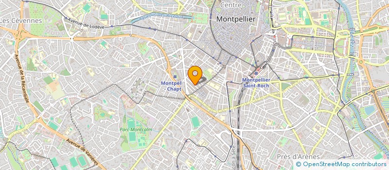 localisation de l'entreprise 3 R CONSTRUCTION à MONTPELLIER