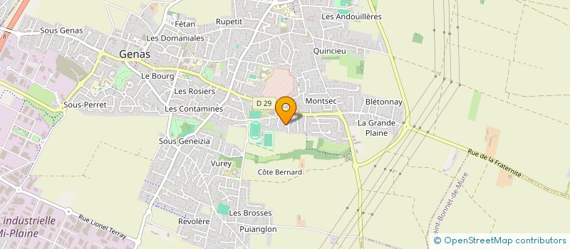 localisation de l'entreprise 3 RAGAZZI  GENAS