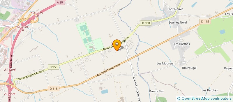 localisation de l'entreprise 3 RIVIERES PAGAIES  MONTAUBAN