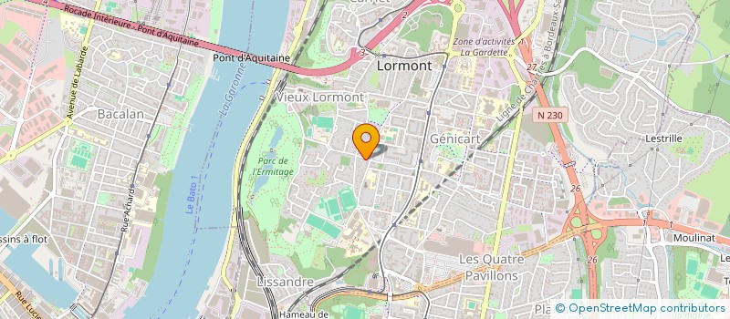 localisation de l'entreprise 3 ROSES  LORMONT