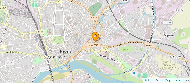 localisation de l'entreprise 3 ROSES à NEVERS