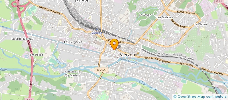 localisation de l'entreprise 3 RP  VIERZON