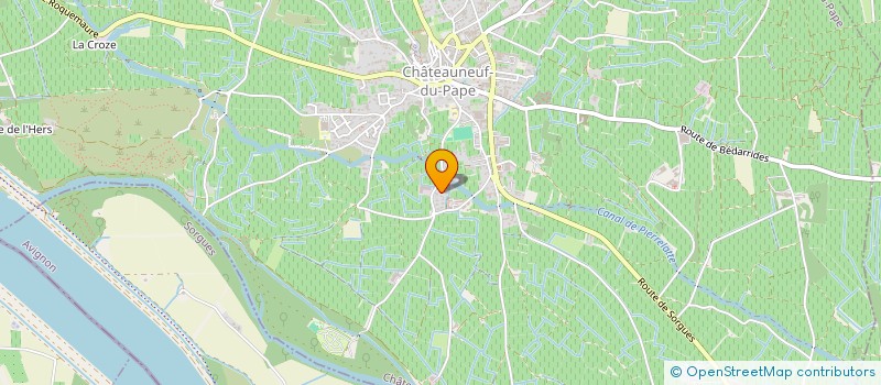 localisation de l'entreprise 3 RS CHATEAUNEUF  CHATEAUNEUF-DU-PAPE