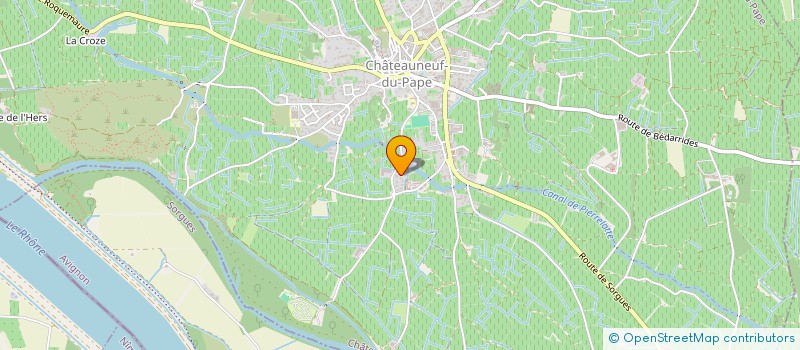 localisation de l'entreprise 3 RS PROVENCE  CHATEAUNEUF-DU-PAPE