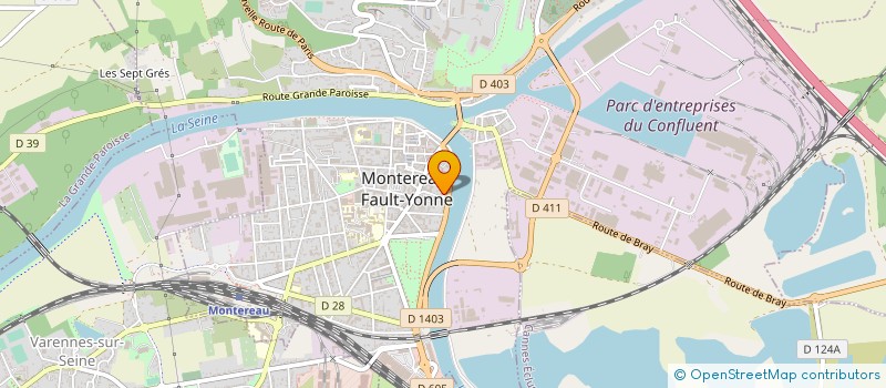 localisation de l'entreprise 3 RUE GEOFFROY SAINT-HILAIRE à MONTEREAU-FAULT-YONNE