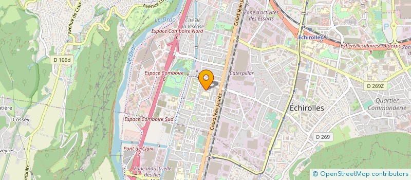 localisation de l'entreprise 3 RUE JEAN PREVOST  ECHIROLLES