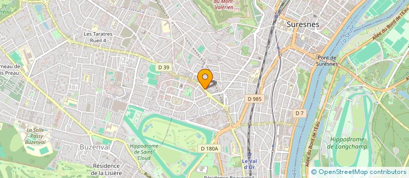 localisation de l'entreprise 3 RUE NATIONALE à SURESNES