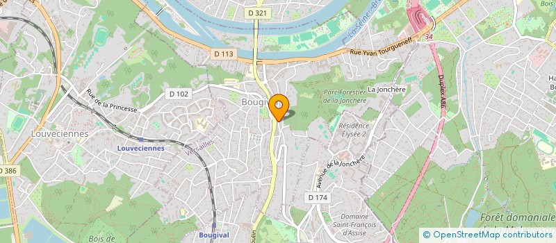 localisation de l'entreprise 3 RUE NATIONALE  BOUGIVAL