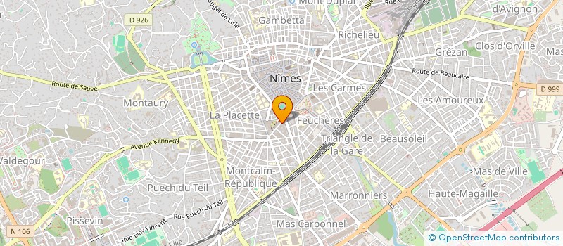 localisation de l'entreprise 3 RUE REPUBLIQUE à NIMES