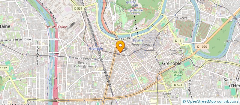 localisation de l'entreprise 3 S à GRENOBLE