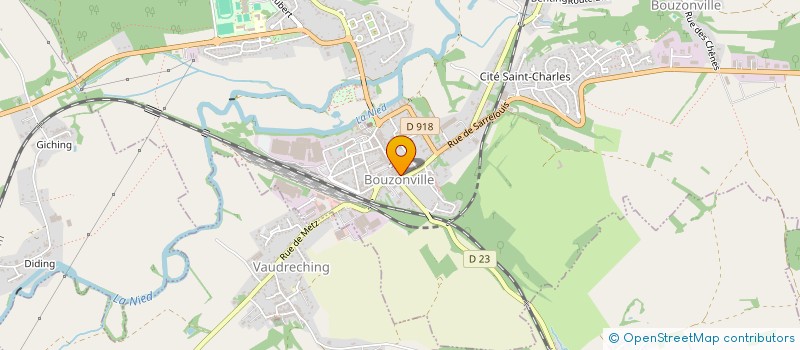 localisation de l'entreprise 3 S à BOUZONVILLE