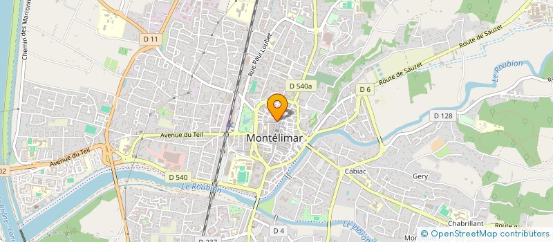 localisation de l'entreprise 3 S à MONTELIMAR