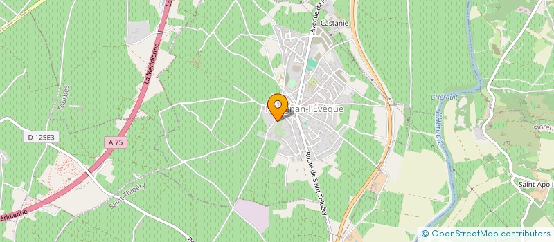 localisation de l'entreprise 3 S  NEZIGNAN-L'EVEQUE