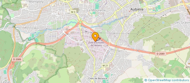 localisation de l'entreprise 3 S  ROMAGNAT