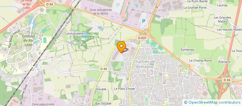 localisation de l'entreprise 3 S à CHARTRES-DE-BRETAGNE
