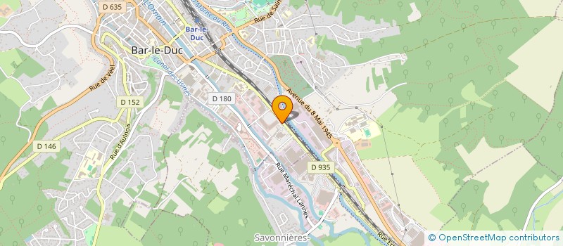 localisation de l'entreprise 3 S à BAR-LE-DUC
