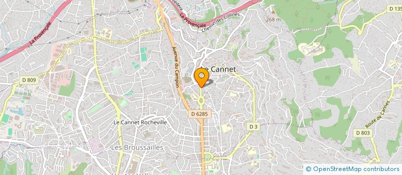 localisation de l'entreprise 3 S ELEC à LE CANNET