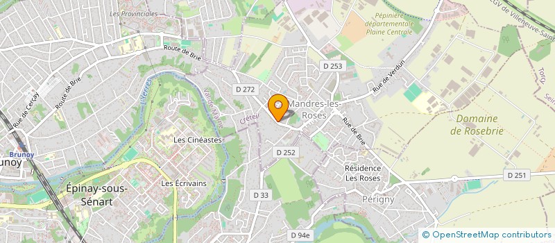 localisation de l'entreprise 3 S.I.C  MANDRES-LES-ROSES