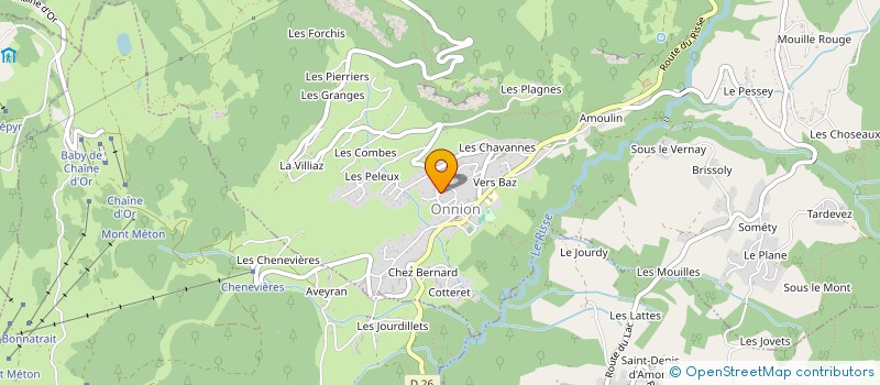 localisation de l'entreprise 3 S IMMO  ONNION