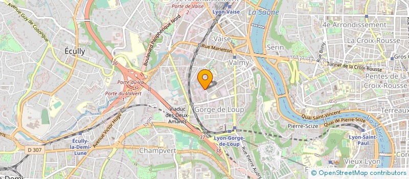 localisation de l'entreprise 3 S ORTHO à LYON